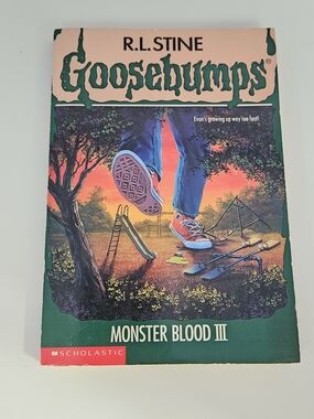 Goosebumps #29 Monster Blood III 3 R.L. Stine First Scholastic Printing 1995